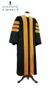 Deluxe Doctoral of Nursing Academic Gown for faculty and Ph.D.  - royal regalia, men