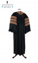 Deluxe Doctoral of Economics Academic Gown for faculty and Ph.D.  - royal regalia, men