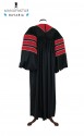 Deluxe Doctoral of Journalism Academic Gown for faculty and Ph.D. - royal regalia, men
