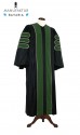 Deluxe Doctoral of Pharmacy Academic Gown for faculty and Ph.D.  -  royal regalia, men