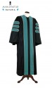 Deluxe Doctoral of Public Administration, Foreign Service Academic Gown for faculty and Ph.D.  -  royal regalia, men