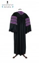 Deluxe Doctoral of Law Academic Gown for faculty and Ph.D.  - royal regalia, men