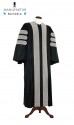 Deluxe Doctoral of Oratory (Speech) Academic Gown for faculty and Ph.D.  - royal regalia, men