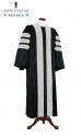 Deluxe Doctoral of Arts, Letters, Humanities Academic Gown for faculty and Ph.D.  - royal regalia, men