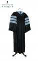 Deluxe Doctoral of Education Academic Gown for faculty and Ph.D.  - royal regalia, men