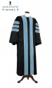 Deluxe Doctoral of Education Academic Gown for faculty and Ph.D.  - royal regalia, men