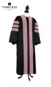 Deluxe Doctoral of Music Academic Gown for faculty and Ph.D., TIMELESS gold silk, men